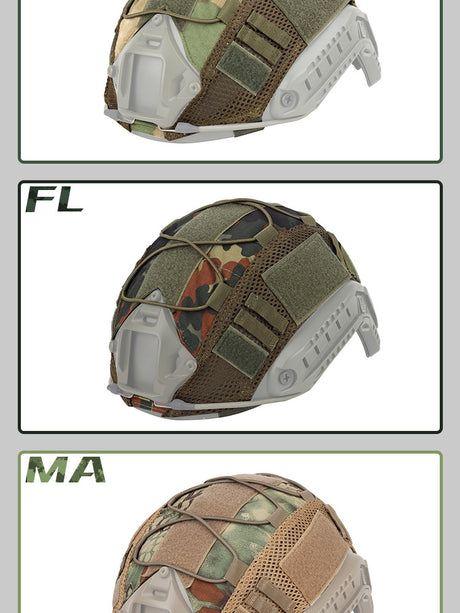 Tactical Multicam Helmet Cover for for Ops-Core FAST PJ Helmet Paintball Wargame Gear CS FAST Helmet Cover - V.I.P Digital Presence