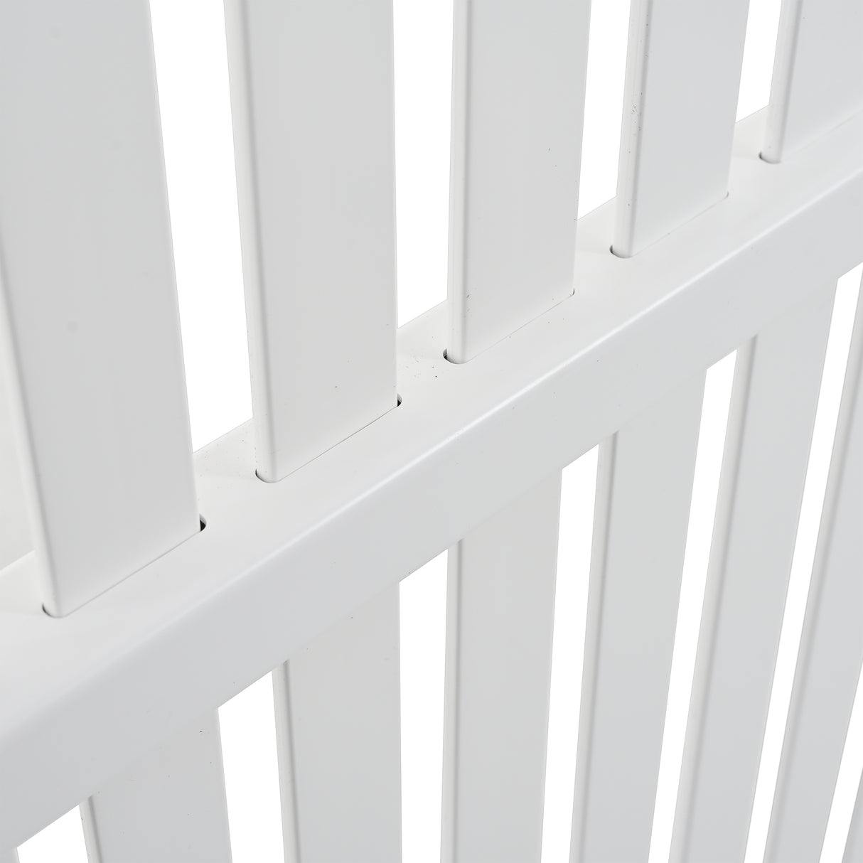 Privacy Screen Panels Kit Air Conditioner Trash Can Enclosure Vinyl white color - V.I.P Digital Presence