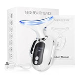 EMS Neck Face Lifting Beauty Device Vibration Massager LED Photon Therapy Skin Tighten Wrinkle Removal Skin Care Tools - V.I.P Digital Presence