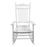 BALCONY PORCH ADULT ROCKING CHAIR   - WHITE