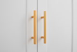 White metal kitchen storage cabinet, kitchen pantry storage cabinet with door and shelf, adjustable leveling feet - V.I.P Digital Presence