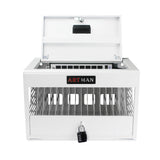 16 Bay Charging Cabinet for Laptop Chromebook Locking Charging Station-WHITE - V.I.P Digital Presence