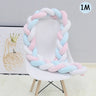 1Pcs 1M/2M/3M Baby Handmade Nodic Knot Newborn Bed Bumper Long Knotted Braid Pillow Baby Bed Bumper Knot Crib Infant Room Decor - V.I.P Digital Presence