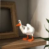 Middle finger duck statue resin crafts ornaments duck you spoof middle finger desktop decoration - V.I.P Digital Presence