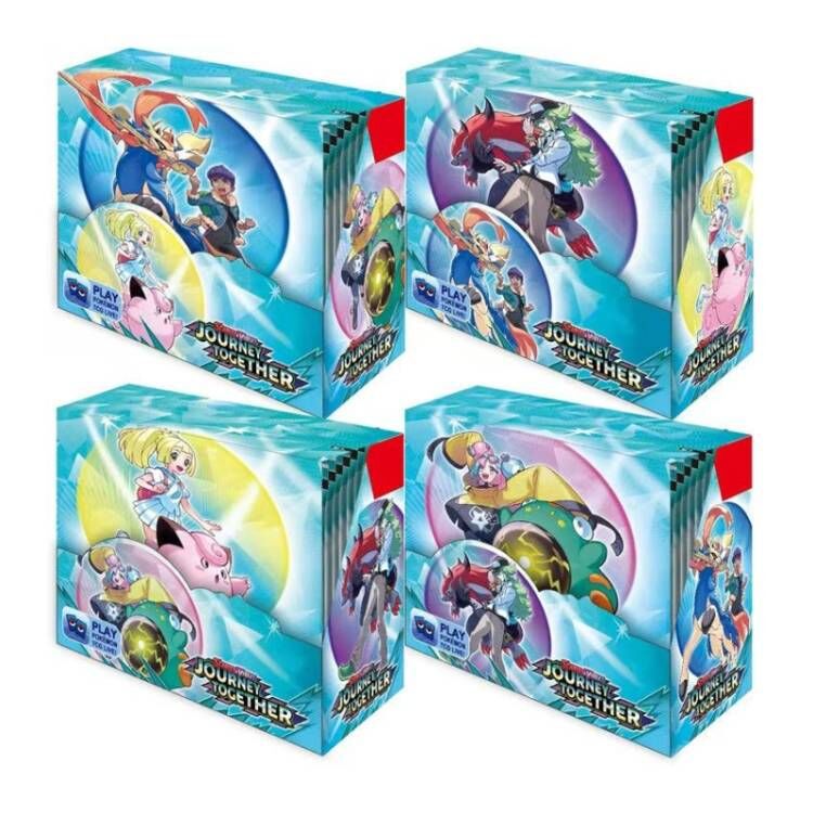 Tarjeta Pokémon Versión en inglés Caja de mejora de tarjetas Pokémon Caja ciega Bolsa de tarjetas para robar