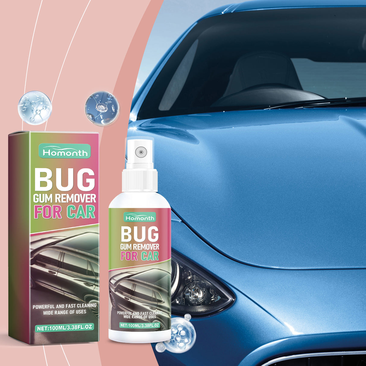 Auto Shellac Cleaning Agent Car Paint Decontaminating Bird Droit Resin Shellac Bug Spot Foam Cleaner - V.I.P Digital Presence