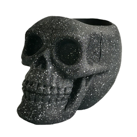 Black Skull Storage Pen Holder for Human Skull Makeup Pen - V.I.P Digital Presence