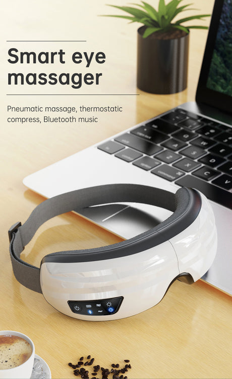 Eye Massager Air Pressure Vibration Eye Protector Bluetooth Eye Massage Relax Migraines Relief Improve Sleep - V.I.P Digital Presence