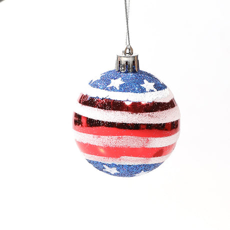 Hanging decorative props Captain America Christmas plastic ball hand-painted ball cover - V.I.P Digital Presence