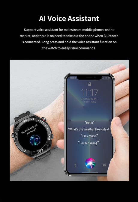GS ultimate full touch screen smartwatch sports running Bluetooth call bracelet - V.I.P Digital Presence