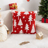 Christmas Pillow Cover (Excluding Pillow Core) Snowflake Velvet Jacquard Christmas Tree Elk Festival Decoration - V.I.P Digital Presence