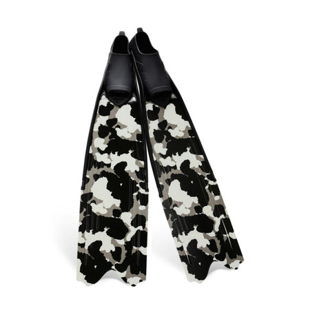 Professional Freediving Long Fins for Spearfishing, Diving, Snorkeling – PP+TPR, Anti - Skid - V.I.P Digital Presence