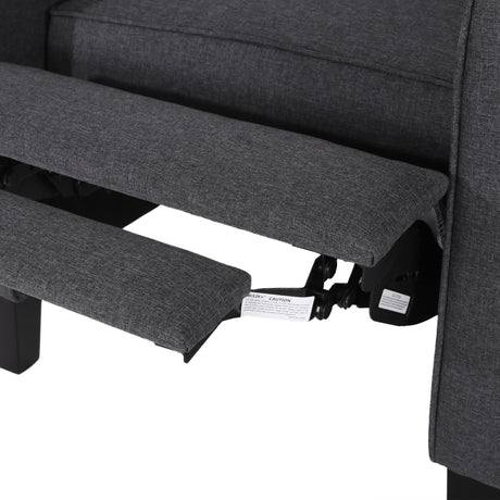 Smoke Fabric Push Back Chair for Elegant Home Décor - V.I.P Digital Presence