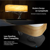 Lámpara de mesa LED moderna para dormitorio, altavoz Bluetooth regulable, cargador de teléfono, lámpara de escritorio inalámbrica, lámpara de noche, lámpara de mesa, lámpara de árbol 