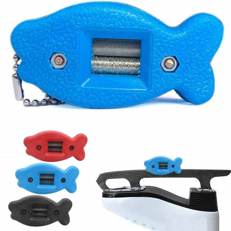 Diamond Sandstone Ice Skate Double Side Sharpener Portable Hanging Ice Hockey Shoe Blades Sharpener Ice Skate Accessories - V.I.P Digital Presence