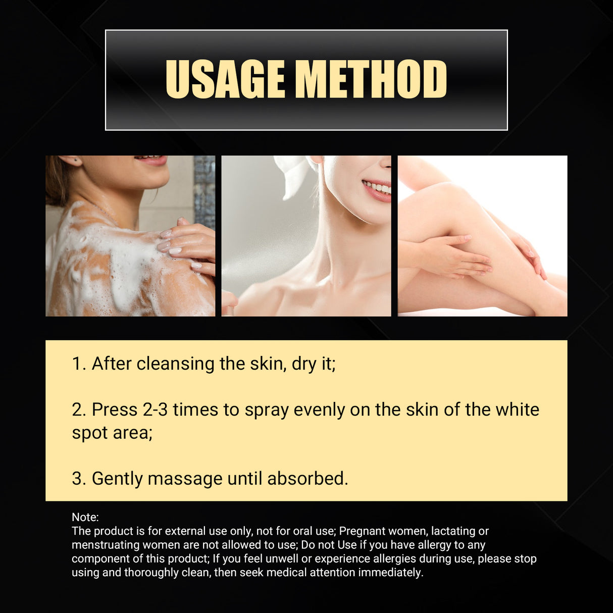 Vitiligo Removal Relief Spray, Repair Whitening Spot Perspiration Beauty Moisturizing Skin Care spray - V.I.P Digital Presence