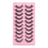 New Russian Volume False Eyelashes DD Curved Thick Eyelashes Ten Pairs Of Chemical Fiber Natural Charm Eyelashes - V.I.P Digital Presence