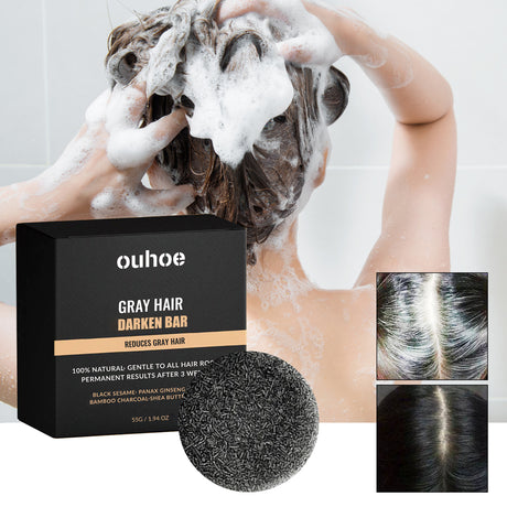 Black Hair Soap, Repair Black Hair Massage Moisturizing Hair Cleansing Soap - V.I.P Digital Presence