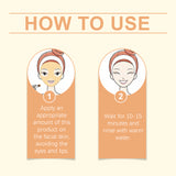 Turmeric Vitamin C Mud Film Refreshing Moisturizing Improve Darkness Clean Oil Control Reduce Acne