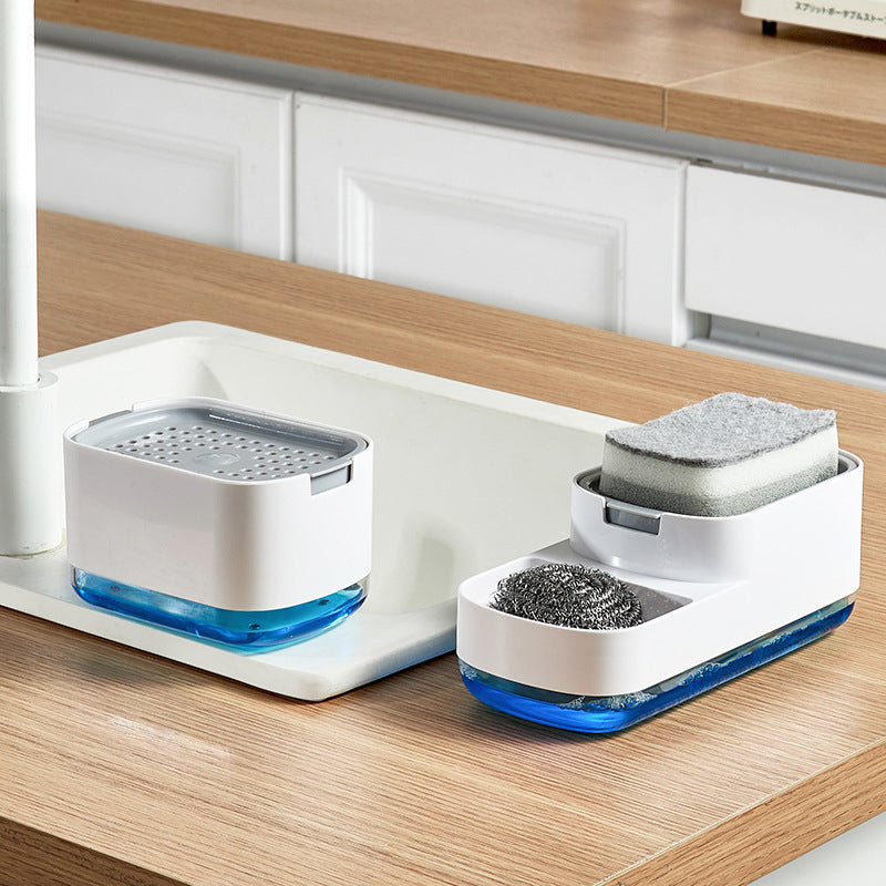 Kitchen Press Type Manual Soap Dispenser Dish washing Liquid Dispenser ...
