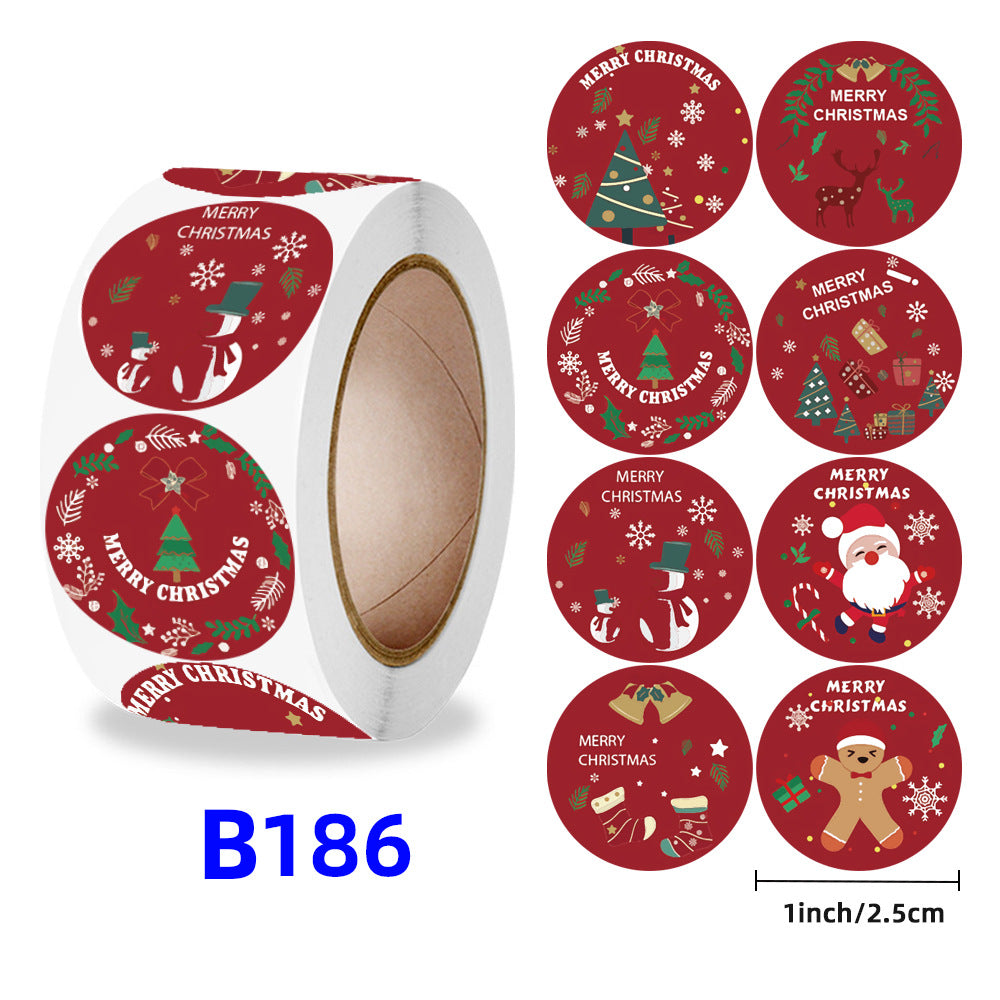 Christmas gift stickers decorative sealing sticker Merry Christmas Reward Self-adhesive labels Children's Day party - V.I.P Digital Presence