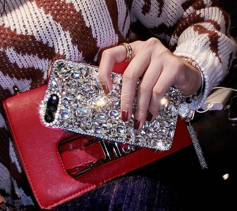 For Huawei P8 P9 P10 P20 Lite Plus Mate 7 8 9 10 Pro Luxury Glitter Back Cover Crystal Bling Diamond rhinestone Phone case - V.I.P Digital Presence