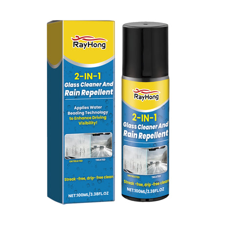 Auto Glass Cleaning Anti-Fog 2-In-1 Windshield Cleaning Brightening Oil Film Anti-Fogging Agent - V.I.P Digital Presence
