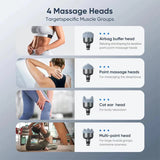 Smart Fascia Gun Massager Electric Booster Massage Gun for Body Massage Relaxation Cold   Hot Compress Fitness Muscle Pain Relie - V.I.P Digital Presence