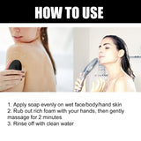 Shea Butter Black Soap, Repair Acne Pimple Acne Clear Pores Moisturize Smooth Skin Soap