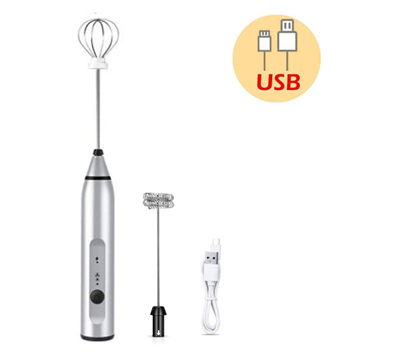 3-Piece Electric Milk Frother And Whisk Set - V.I.P Digital Presence