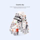 Winter children skiing gloves cycling waterproof windproof cashmere thick warm gloves children - V.I.P Digital Presence