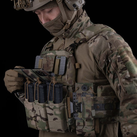 Tactical Phone Pouch, Molle, for Airsoft, Camping, Hunting. Foldable, for Phone & Map. - V.I.P Digital Presence