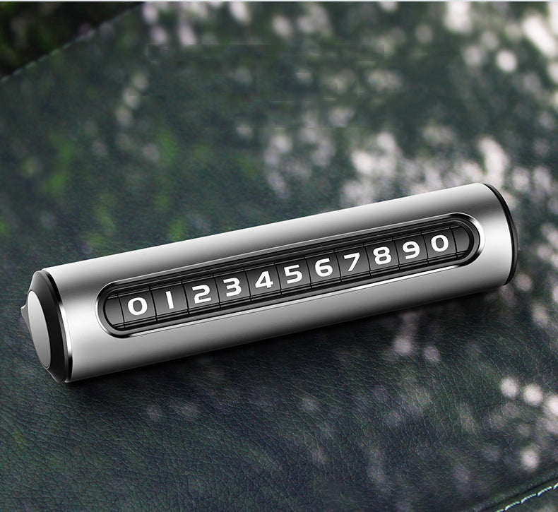 Parking Plate Moving License Plate Number Plate Password Hidden Temporary Parking Plate Metal Gift - V.I.P Digital Presence