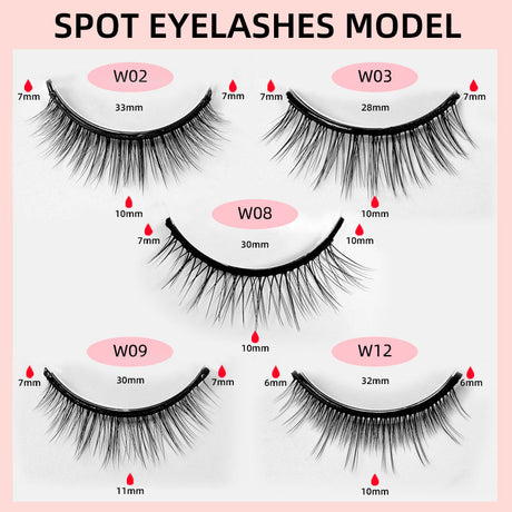 False Eyelashes Warm Gel Free Self-Adhesive Three Pair Suit Pure Manual Natural Exquisite Boxed Japanese False Eyelashes - V.I.P Digital Presence