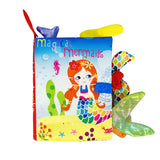 Juguetes para bebés, libros de tela tridimensionales que no se pueden romper, lavables, libros de papel con sonido para la iluminación infantil.