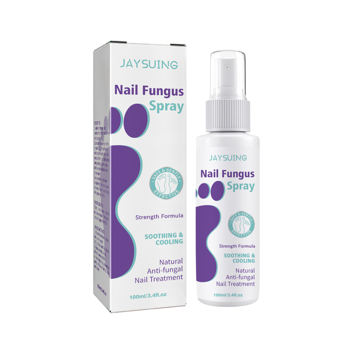 Gray Nail Care Spray Soft Ingrown Nails, Ingrown Nails, Yellowing And Thickening Cleaning Care