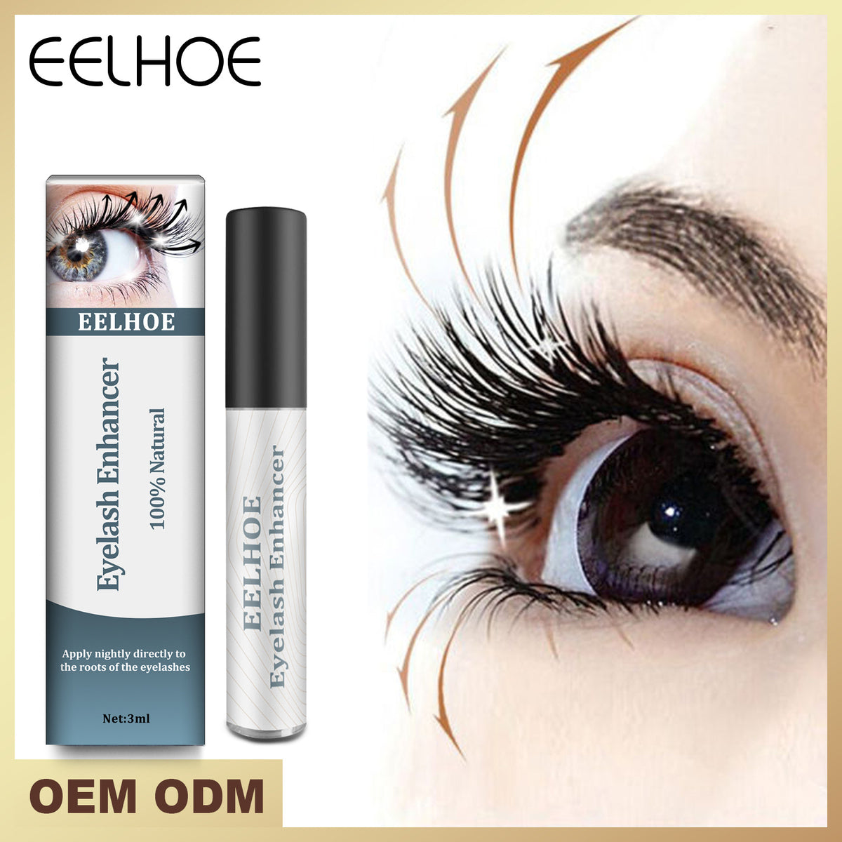EELHOE Mascara Black Curly Lashes Eyebrows Natural Beautiful Mascara Moisturizing Traceless Slender Mascara - V.I.P Digital Presence