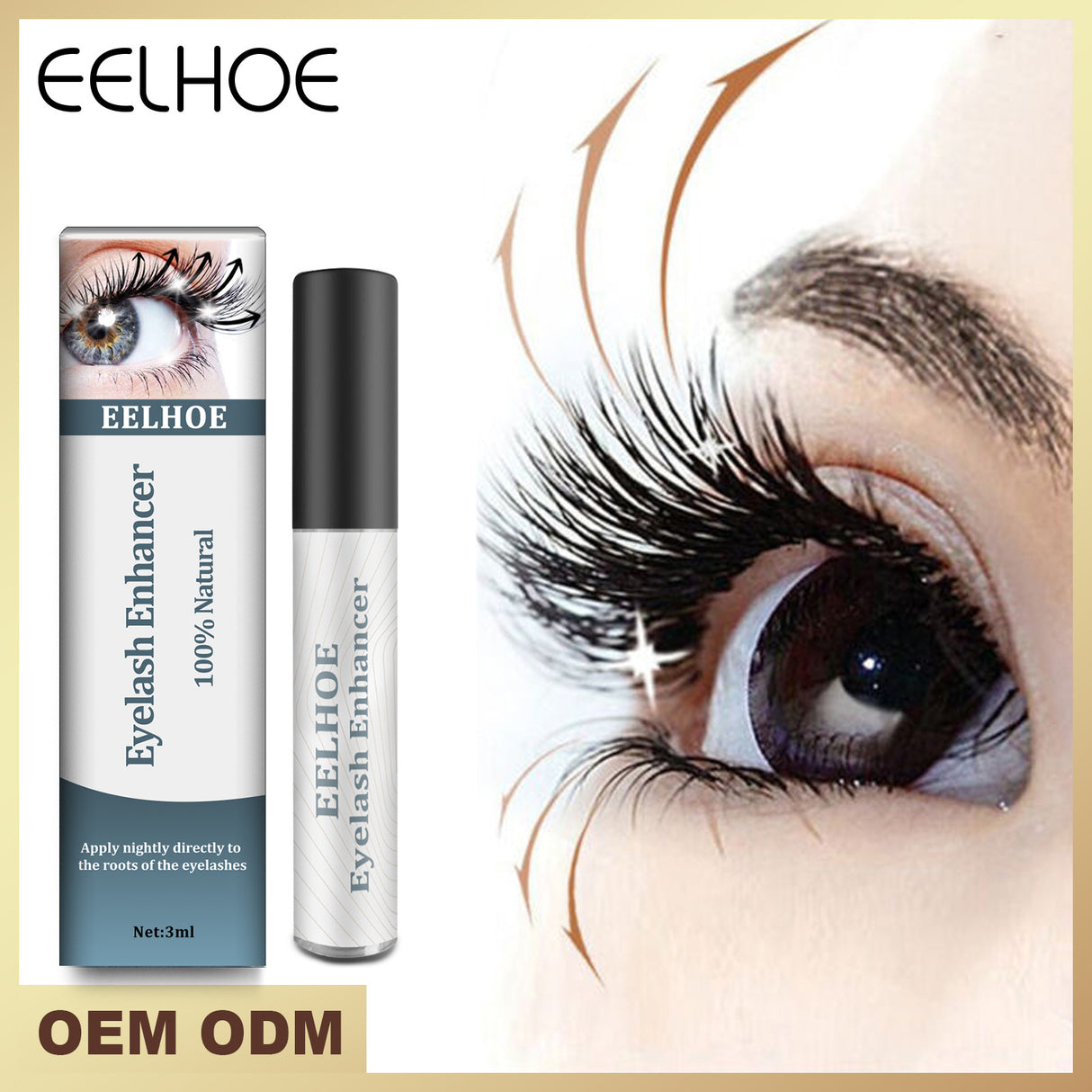 EELHOE Mascara Black Curly Lashes Eyebrows Natural Beautiful Mascara Moisturizing Traceless Slender Mascara - V.I.P Digital Presence