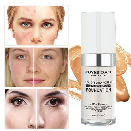 Color Changing Liquid Foundation Temperature Changing Complexion Liquid Foundation Color Changing Brightening Concealer Liquid Bb Cream - V.I.P Digital Presence