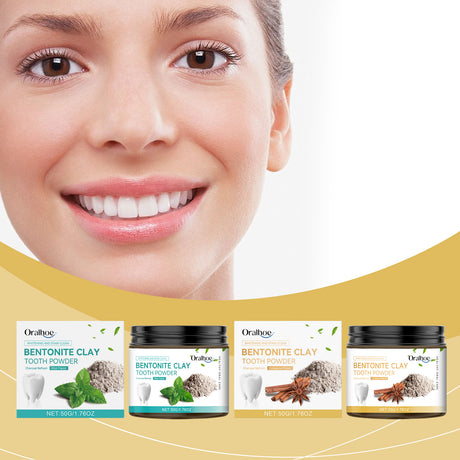 Volcanic Ash Bentonite Dental Powder Tooth Cleaning Powder To Remove Stains And Maintain Oral Hygiene - V.I.P Digital Presence
