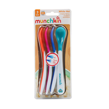 4 temperature sensitive and color changing spoons for babies, full of fun and healthy baby food supplements, soft headed spoons - V.I.P Digital Presence