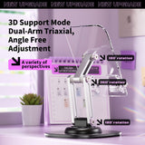 3D Support ModeDual-Arm Triaxial ACRYLIC Phone Holder - V.I.P Digital Presence