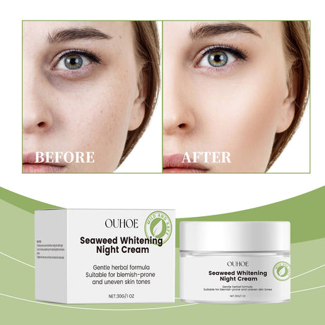 Seaweed Nourishing Night Cream, Nourishing And Moisturizing Facial Night Care Skin Moisturizing And Moisturizing Seaweed Night Cream - V.I.P Digital Presence