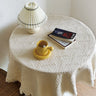 Lace White Tablecloth Ins Style Coffee Table Cloth Art Photo French Retro Knitting