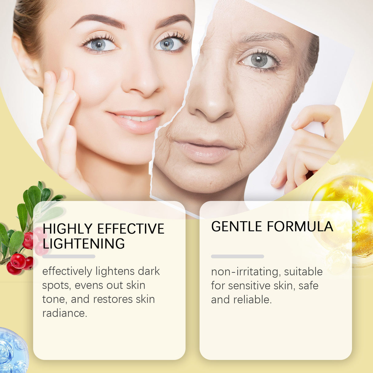 Facial Care Essential Oil Gently Moisturizes, Moisturizes, Tightens, Hydrates, Brightens, Hydrates And Tender Skin Essence