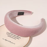 Wide edge velvet sponge hair clip for women's head clip high skull top hair clip - V.I.P Digital Presence