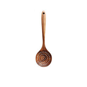 Teak wood solid wood heat-resistant soup spoon, rice spoon, household set cooking shovel spoon - V.I.P Digital Presence