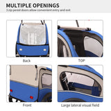 2-in-1 Double 2 Seat Bicycle Bike Trailer Jogger Stroller for Kids Children