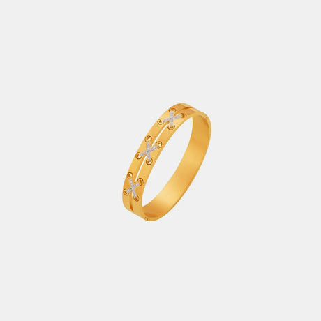 18K Gold-Plated Czech Diamond Bracelet - V.I.P Digital Presence