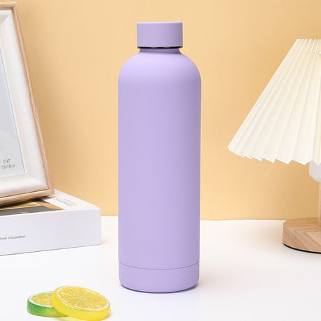 350/500/750ML Double-Wall Stainless Steel Leak-proof Thermal Vacuum Flask Insulated Water Bottle Sports Coffee Straight Body - V.I.P Digital Presence